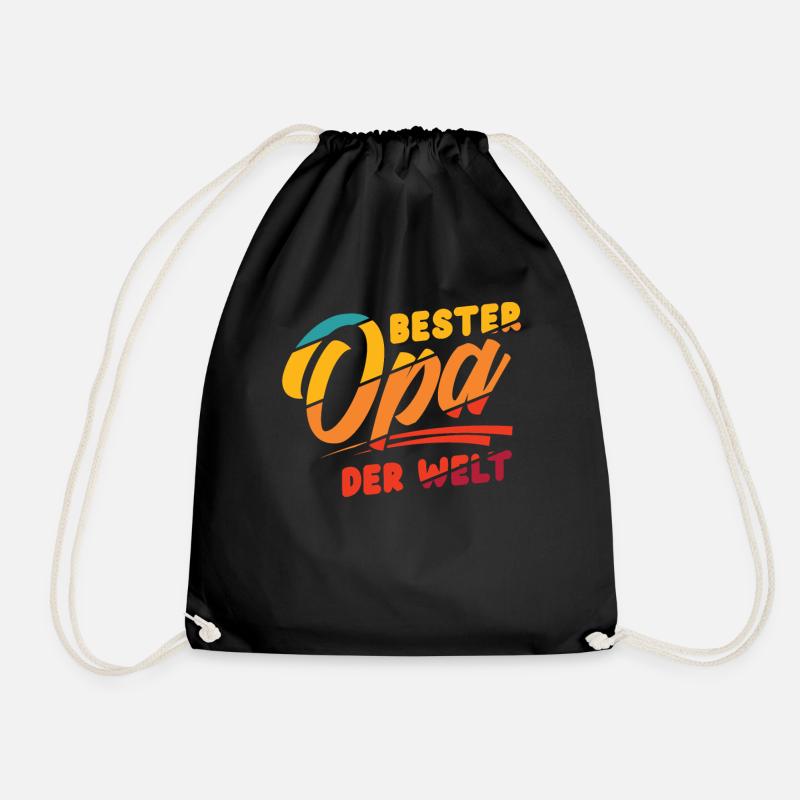 Bester Opa - Turnbeutel - Schwarz