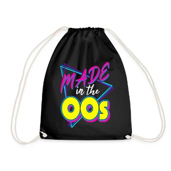 Made In The 00s - Drawstring Bag - black - Front
