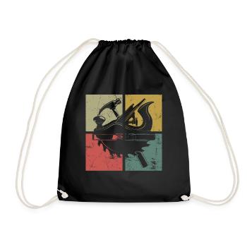 Menuisier Outils de menuiserie Vintage - Sac de sport léger - noir - Devant