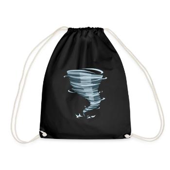 Cyclone de tempête pour un chasseur de tempête - Sac de sport léger - noir - Devant