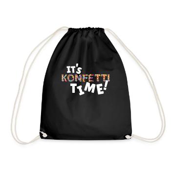 Confetti Carnival Carnival Carnival Jeck - Drawstring Bag - black - Front