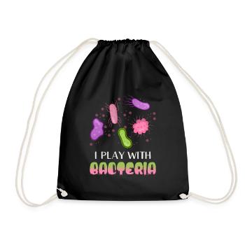 Biology Saying - Drawstring Bag - black - Front