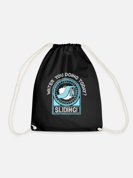 Piscine Toboggan extérieur Toboggans - Sac de sport léger - noir