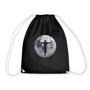 Calisthenics Street Workout Gymnastics Fitness - Drawstring Bag - black - Front