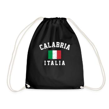 Calabria, italy italian - Turnbeutel - Schwarz - Vorne