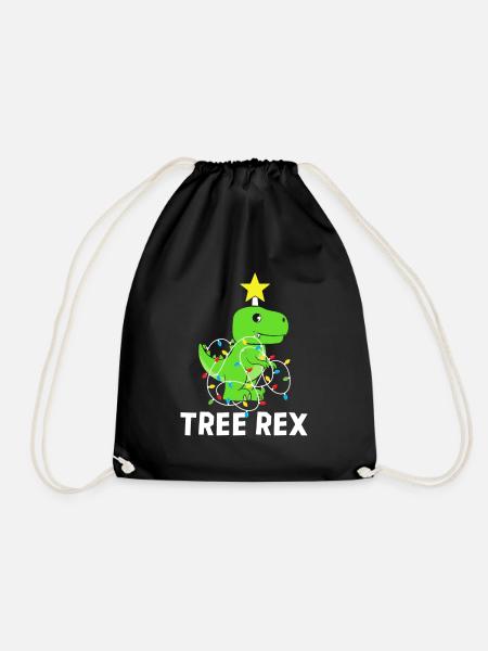 Tree Rex - Turnbeutel - Schwarz
