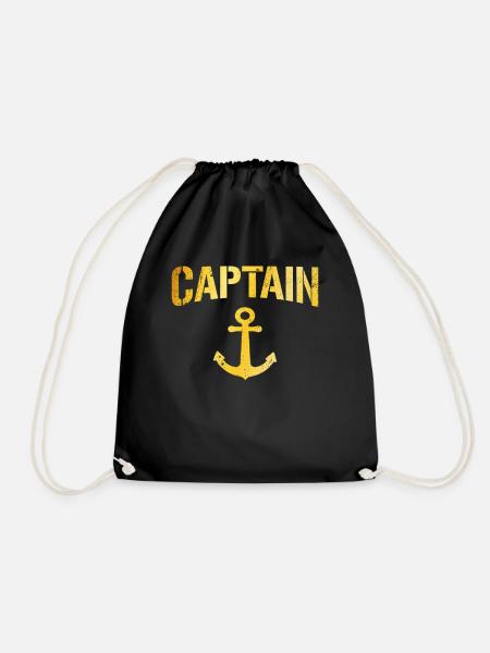 Kapitän Captain - Turnbeutel - Schwarz