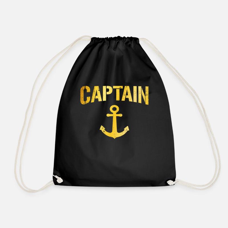 Kapitän Captain - Turnbeutel - Schwarz