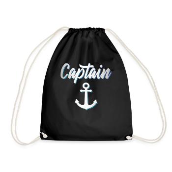 Kapitän Captain - Drawstring Bag - black - Front