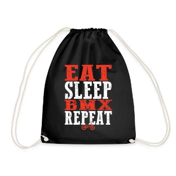 Manger dormir Bmx Répéter - Sac de sport léger - noir - Devant