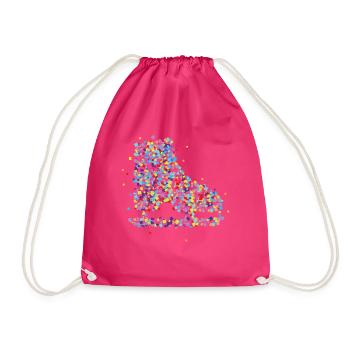 Patinage sur glace Patinage sur glace - Sac de sport léger - fuchsia - Devant