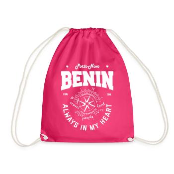 Porto-Novo - Benin - Turnbeutel - Fuchsia - Vorne