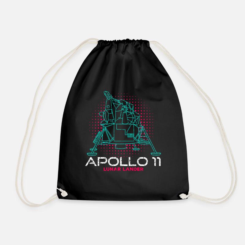 Apollo Mondlandefähre - Turnbeutel - Schwarz
