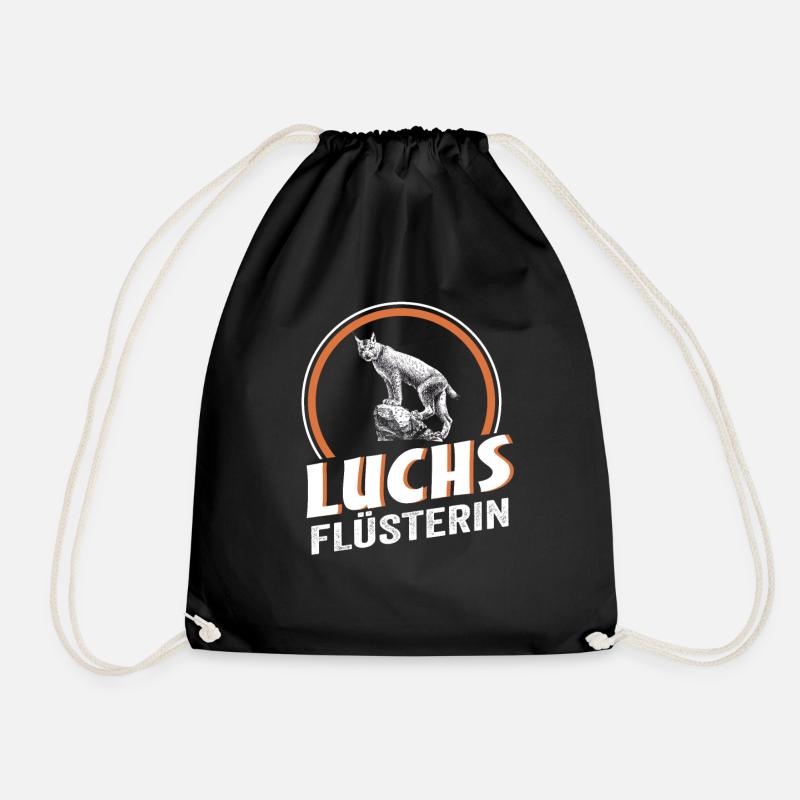 Luchs Flüsterin - Turnbeutel - Schwarz