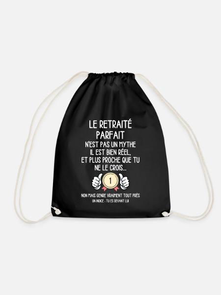 Le Retraité Parfait n'est pas un Mythe - Humour - Sac de sport léger - noir
