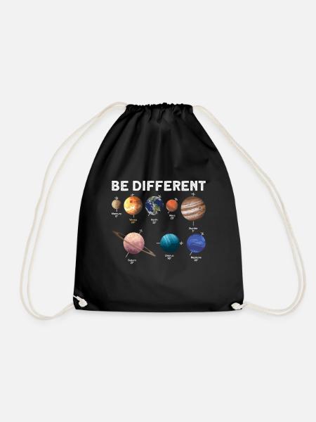 Be Different - Venus Planet Sonnensystem - Turnbeutel - Schwarz