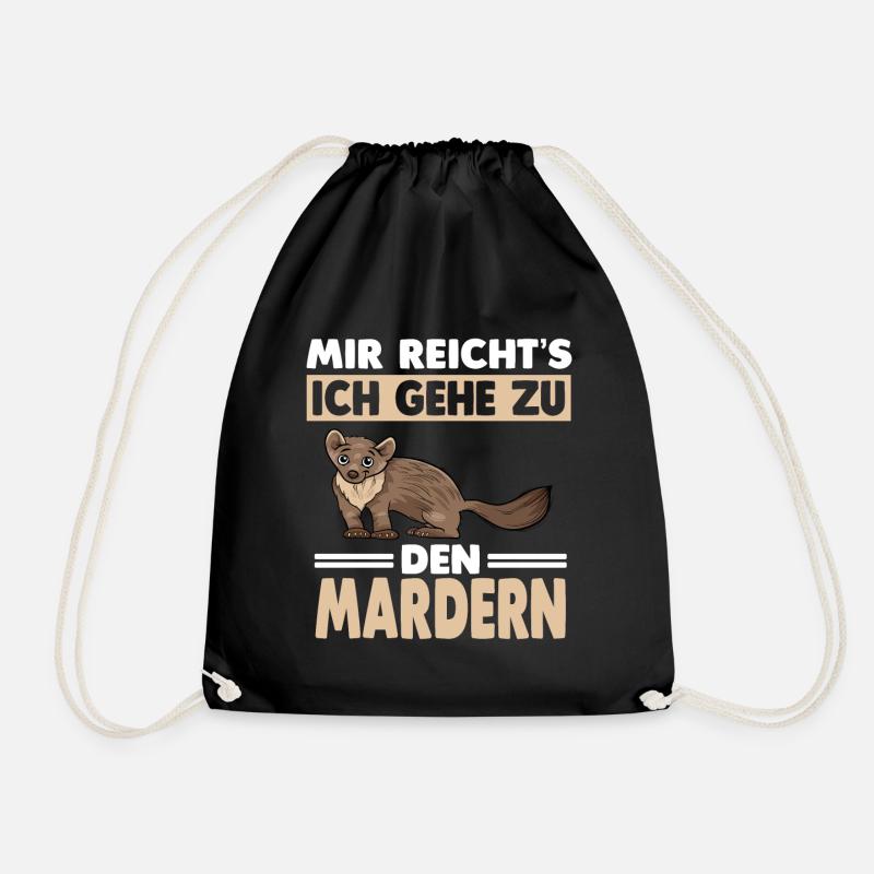 Marder - Turnbeutel - Schwarz