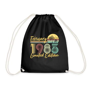 February 1983 Limited Edition - Drawstring Bag - black - Front