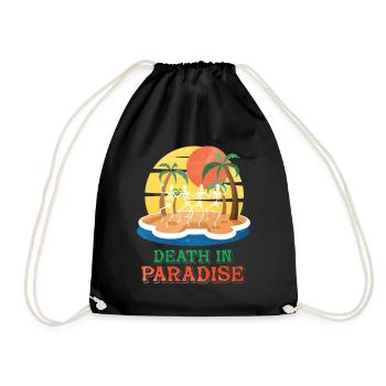 motif cadeau mort au paradis - Sac de sport léger - noir - Devant