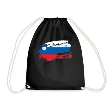 slovénie slovénie - Sac de sport léger - noir - Devant