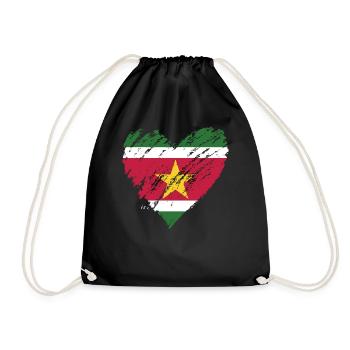 Suriname - Drawstring Bag - black - Front