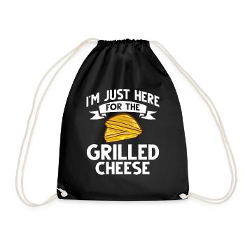 Gegrillter Käse Toast Sandwich Maker Toaster - Turnbeutel - Schwarz - Vorne