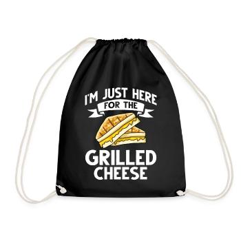 Gegrillter Käse Toast Sandwich Maker Toaster - Turnbeutel - Schwarz - Vorne