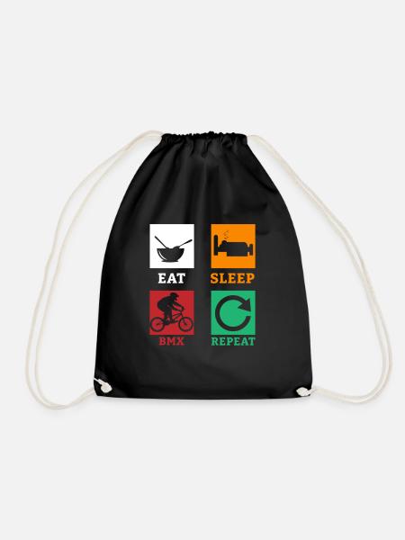 BMX Bike BMX Fahrrad BMX Rennen BMX Rad Geschenk - Turnbeutel - Schwarz