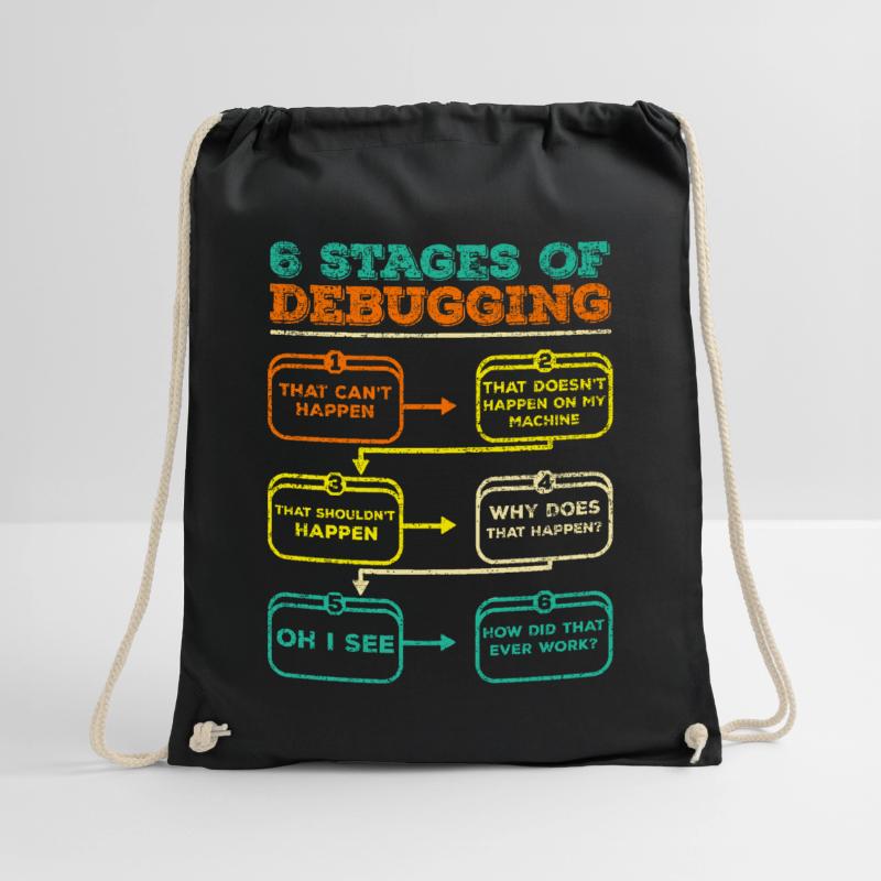 Débogage du code du programmeur Funny Sac de sport léger