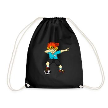Football Jeunes footballeurs Joueurs de football Enfants - Sac de sport léger - noir - Devant