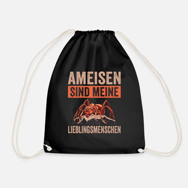 Ameisen Ameise - Turnbeutel - Schwarz