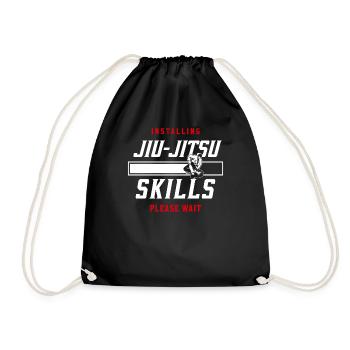 Jiu Jitsu Installing Jiu-Jitsu - Drawstring Bag - black - Front