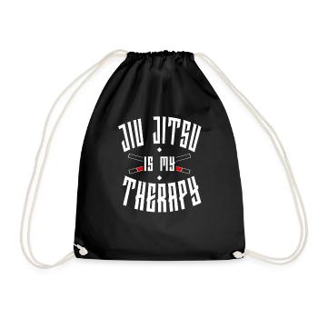 Jiu Jitsu Le Jiu Jitsu est ma thérapie - Sac de sport léger - noir - Devant