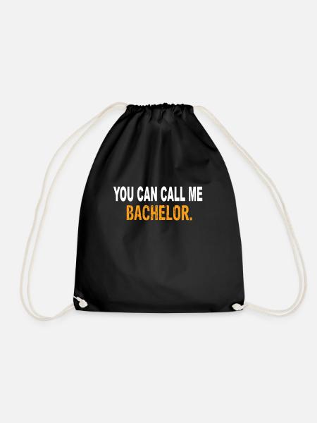 You Can Call Me Bachelor - Turnbeutel - Schwarz