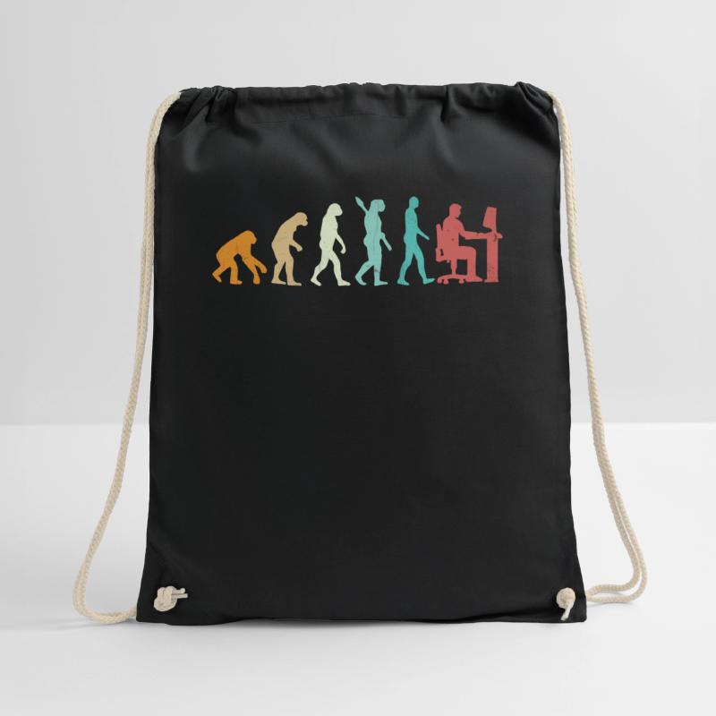 Evolution Programmeur Codeur Gamer Développeur Geek Sac de sport léger
