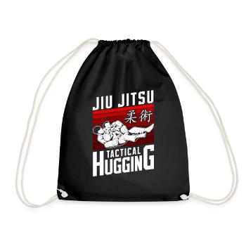 Jiu Jitsu Retro Vintage Jiu Jitsu - Drawstring Bag - black - Front