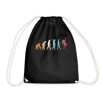 Évolution du nudisme naturiste - Sac de sport léger - noir - Devant