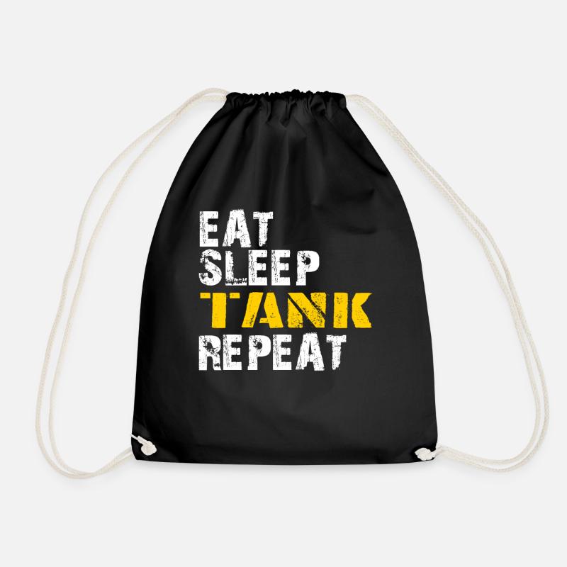 Tank - Drawstring Bag - black