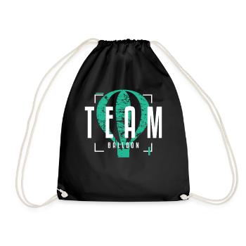 BALLOON TEAM JERSEY - Turnbeutel - Schwarz - Vorne
