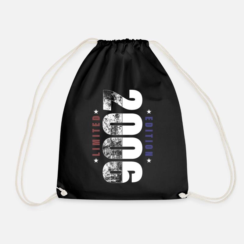 Grunge Birthday Limited Edition 2006 Geboren 2006 - Turnbeutel - Schwarz