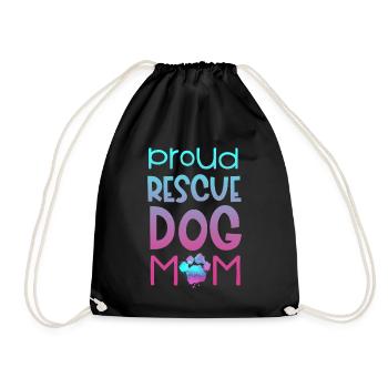 Rescue Dog Search Dog Service Dog Paw - Sac de sport léger - noir - Devant