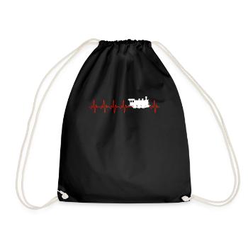 CHEMIN DE FER - Sac de sport léger - noir - Devant