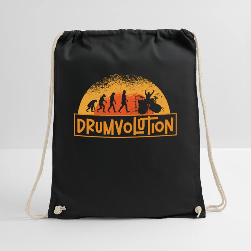 Drumvolution Drums Drumming Percussion Drummer Drawstring Bag
