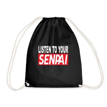 Anime Anime Merch Anime Anime Outfit Anime Characters - Drawstring Bag - black - Front
