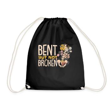 Bent But Not Broken Scoliosis - Turnbeutel - Schwarz - Vorne