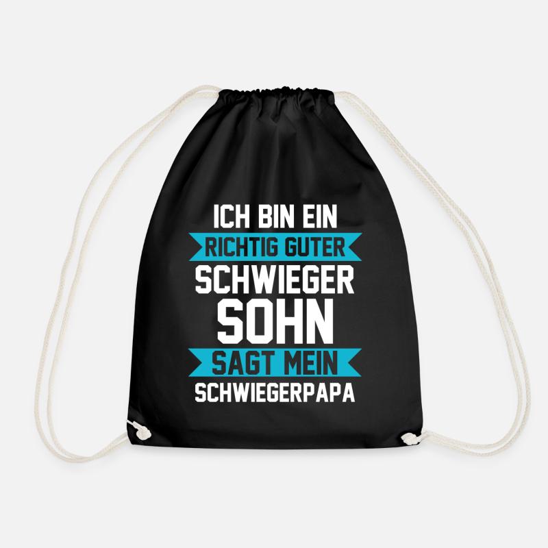 Schwiegersohn - Turnbeutel - Schwarz