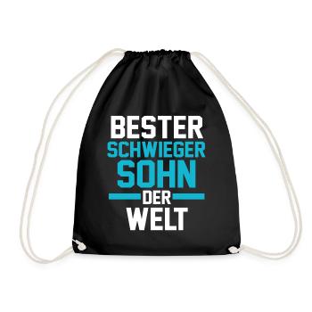 Bester Schwiegersohn - Turnbeutel - Schwarz - Vorne