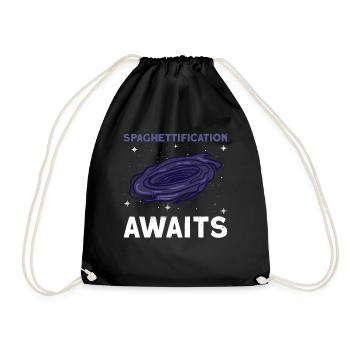 Spaghettification vous attend - Black Hole Astronomer - Sac de sport léger - noir - Devant
