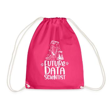 Zukünftiger Datenwissenschaftler Datenanalyst - Turnbeutel - Fuchsia - Vorne