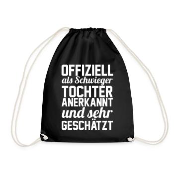 Schwiegertochter - Turnbeutel - Schwarz - Vorne
